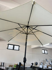 Outdoor Patio Umbrella with Base 270 cm | White