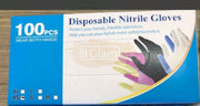 Disposable Nitrile Gloves Non-Medical - Black - Size S