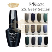 Mixcoco Soak-Off Gel Polish 15Ml - Zx Grey Collection Nail