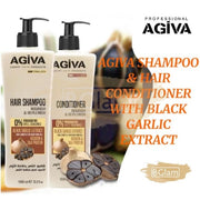 Agiva Professional Hair Care Shampoo & Conditioner 1000ml - Black Garlic