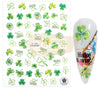 Pop Finger 3D Design Sticker Shamrock Flowers Clover Ginkgo Leaf CL-042