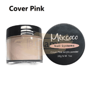 Mixcoco Acrylic Powder (120G) Available In 4 Colors Cover Pink Gel Nail Polish