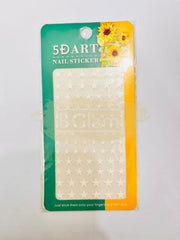 5D Embossed Nail Art Stickers - 5D-K110