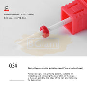 Ceramic Nail Drill Bit 3/32" Available in 12 types