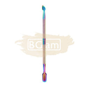 Double-Sided Rainbow Cuticle Pusher & Nail Cleaner - 1