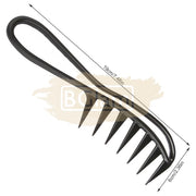 Wide Tooth Hair Styling Comb - Black
