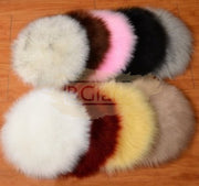 Faux Fur Photography Hand Rest Mat Round (30cm)