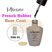 Mixcoco Soak-Off Uv French Rubber Base Coat For Gel Polish 15Ml Frb 02 Nail