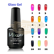 Mixcoco Soak-Off Gel Polish 15Ml - Glass Collection Nail