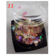 Nail Glitter Sequins - Available in 12 designs