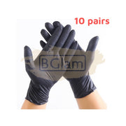 Black Disposable Nitrile Gloves Size L (Sold by pairs or by box)
