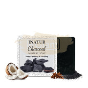 Inatur Soap - Charcoal Mineral - Deep Cleansing & Purifying