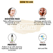 Inatur Sandal Face Wash Instant Fairness & Glow - BGlam Beauty Shop