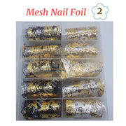 Mesh Nail Foil (10 rolls) - Available in 4 designs