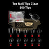 Toe Nail Tips Clear 500 Tips