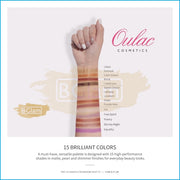 Oulac Cosmetics - Pro 15 Shades Eyeshadow Palette (Vegan)