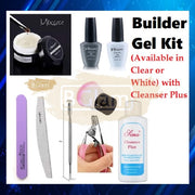 Builder Gel Kit - Available in Clear or White