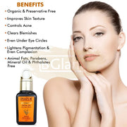 Inatur Face Oil 12ml - Kumkumadi Facial Oil (Tailam) - Restores, repairs & evens complexion