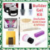Builder Gel Kit Duo - Includes Clear & White Builder Gel