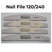 BGlam Professional Grey Half-moon Nail File 120/240