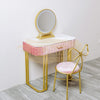 Vanity Set - Pink (Table, Chair & Mirror with LED)