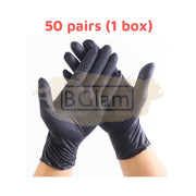 Black Disposable Nitrile Gloves Size S (Sold by pairs or by box)