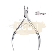 Stainless Steel Cuticle Nipper 1/2 Jaw Silver