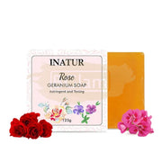 Inatur Soap - Rose & Geranium - Astringent & Toning