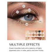 Oulac Cosmetics - 12 Shades Eyeshadow Palette (Vegan)