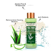 Inatur Moisturizer - Tea Tree Hydrating Gel - Skin Clarifying, Gentle Hydration, Acne & Sebum Control