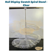 Nail Display Swatch Spiral Stand - Clear (120 tips)