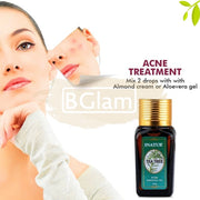 Inatur Essential Oil - Tea Tree - Acne Control, Moisturizing, Reduces pigmentation