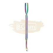 Double-Sided Rainbow Cuticle Curved Side Pusher & Scraper - 3