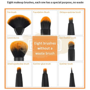 Kabuki Premium Synthetic Makeup Foundation Brush Purple