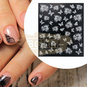 5D Embossed Nail Art Stickers - JP 1027