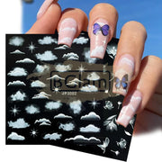 5D Embossed Nail Art Stickers - JP 3002
