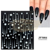 5D Embossed Nail Art Stickers - JP 3004