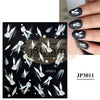 5D Embossed Nail Art Stickers - JP 3011