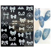 5D Embossed Nail Art Stickers - JP 3016