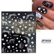 5D Embossed Nail Art Stickers - JP 3018
