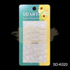 5D Embossed Nail Art Stickers - 5D-K020