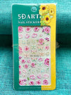 5D Embossed Nail Art Stickers - 5D-K032
