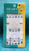 5D Embossed Nail Art Stickers - 5D-K057