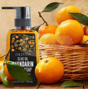 Olivos Olive Oil Mandarin Liquid Soap 450ml (Sulfate & Paraben Free)