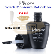 Mixcoco Soak-Off Gel Polish 7.5Ml - Naked 194 (Milky White) Nail