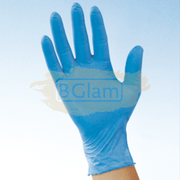 Hongray Hybrid Vinyl/Nitrile Blend Examination Gloves Blue - Size XS (100 Gloves)