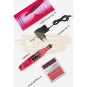 Portable Electric Nail Drill Machine 20, 000 RPM Pink