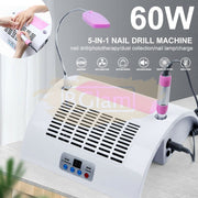 Multifunction 5-in-1 Nail Machine | White/Pink