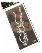 Henna Stencil S288