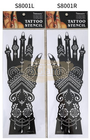 Henna Stencil S8001